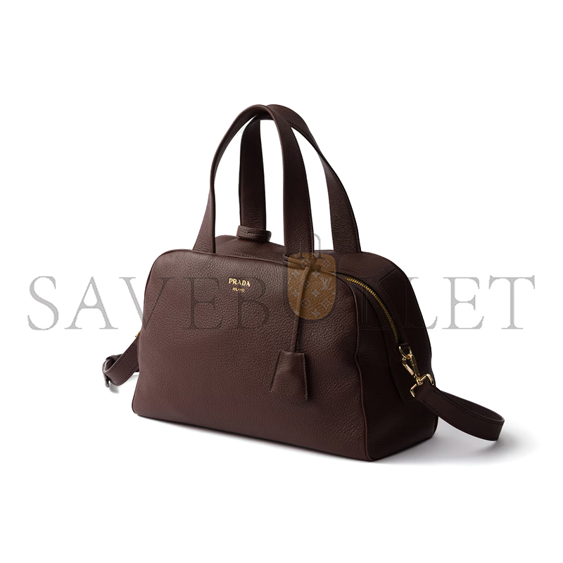 Pra*a large leather top-handle bag 1bb148 (33*22*14cm)